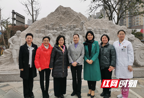 湖南省妇联考察组赴宁儿妇产医院调研儿童友好城市创建工作